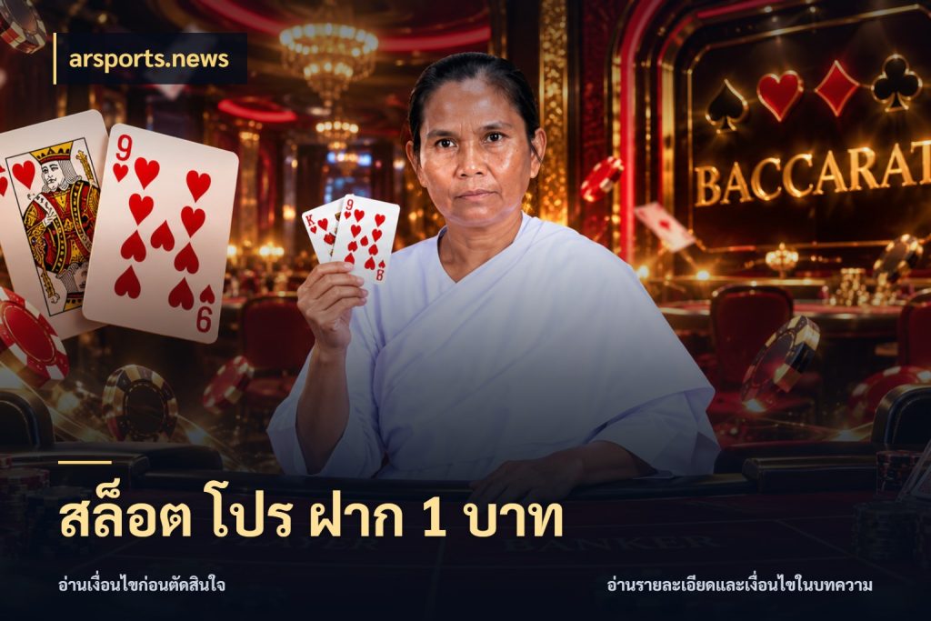 สล็อต โปร ฝาก 1 บาท จำนวนเริ่มต้นกับสไตล์เกมที่ชอบ ในมุม arsports.news