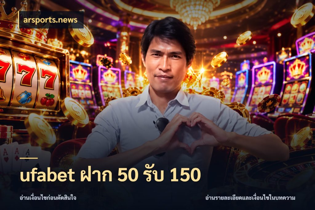 ufabet ฝาก 50 รับ 150 arsports.news สายโบนัสเลือกจังหวะสนุกได้อย่างไร