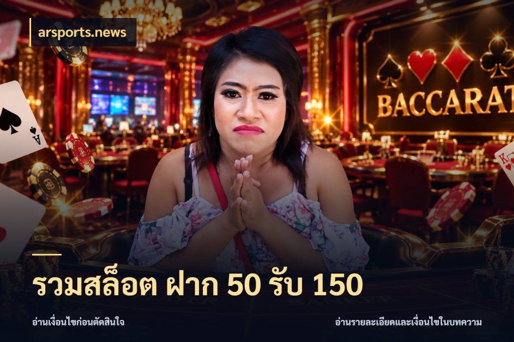รวมสล็อต ฝาก 50 รับ 150 เปิดมุมโปรให้เข้ากับเกมแนวโปรด กับ arsports.news