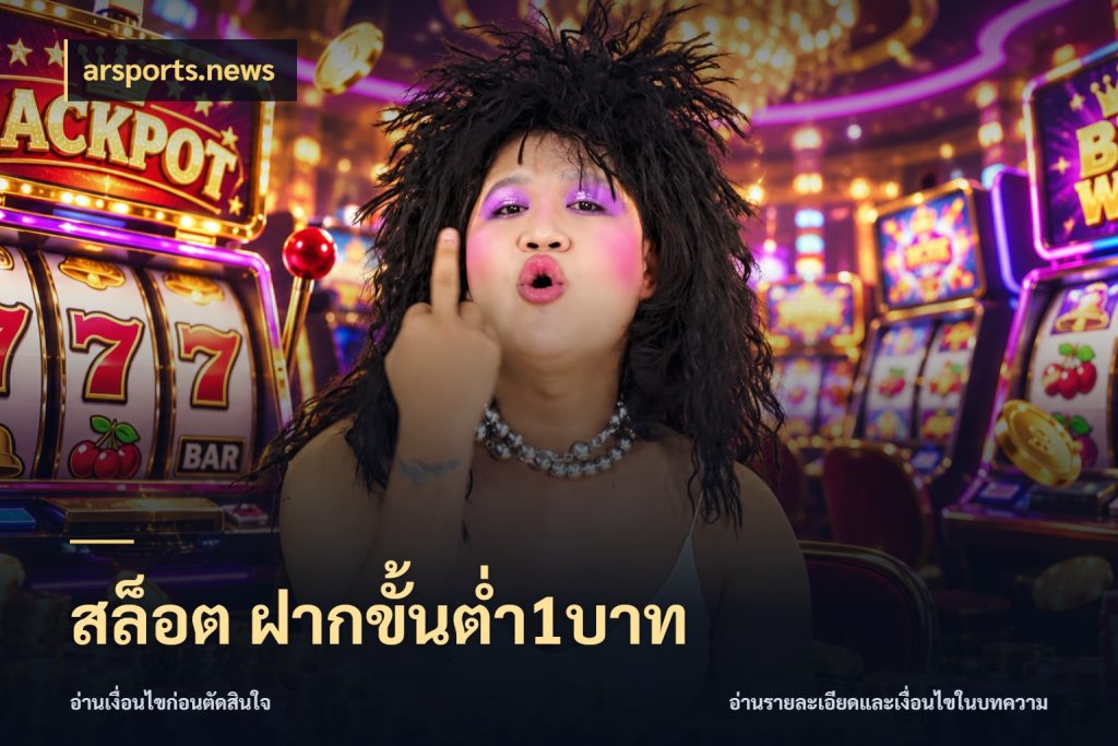 สล็อต ฝากขั้นต่ำ1บาท arsports.news ยอดเริ่มต้นน่าจับตากับสิทธิ์ที่เกี่ยวข้อง