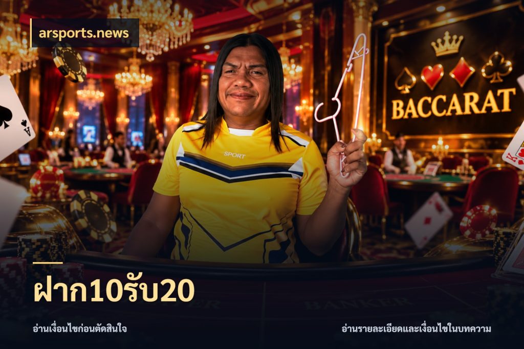 ฝาก10รับ20 โปรกับเกมที่ชอบเลือกให้ตรงสไตล์ สไตล์ arsports.news